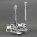 CAE Shifter BMW STREET GREY anodized POM white