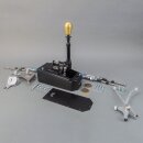 CAE Shifter AUDI STREET Typ B4/5/6 Elox Schwarz B5/6-POM Weiss-Hoher Nocken mit M10 Gewinde