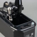 CAE Shifter AUDI STREET Typ B4/5/6 Elox Schwarz B5/6-POM Weiss-Hoher Nocken mit M10 Gewinde