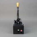 CAE Shifter AUDI STREET Type B4/5/6 anod. black B5/6-Alu blue-FLAT with M10 Thread