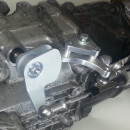 CAE Shifter AUDI STREET Typ B4/5/6 Elox Schwarz B5/6-Alu Blau-Flacher Anguss OHNE GEWINDE