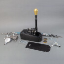 CAE Shifter AUDI STREET Typ B4/5/6 Elox Schwarz B5/6-Alu Blau-Flacher Anguss OHNE GEWINDE