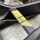 CAE Shifter AUDI STREET Typ B4/5/6 Elox Schwarz B5/6-Alu Blau-Flacher Anguss OHNE GEWINDE