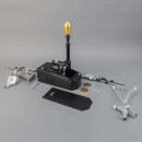 CAE Shifter AUDI STREET Typ B4/5/6 Elox Schwarz B5/6-Alu Blau-Flacher Anguss OHNE GEWINDE