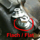 CAE Shifter AUDI STREET Typ B4/5/6 Elox Schwarz B5/6-Alu Blau-Flacher Anguss OHNE GEWINDE