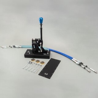 CAE Ultra Shifter "UNTERFLUR" AUDI A3/S3 8V & TT FV ELOX GRAU-Alu Silber