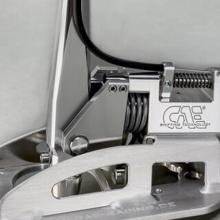 CAE Ultra Shifter for Toyota GR Yaris GEN 1 & GEN 2 Alu uncoat. Alcantara red