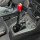 CAE Ultra Shifter for Toyota GR Yaris GEN 1 & GEN 2 anod. GREY Alcantara red