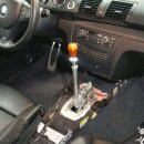 CAE Ultra Shifter BMW E8/9X XS BLACK anod. Alcantara yellow