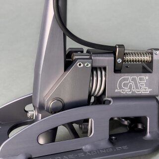 CAE Ultra Shifter BMW E8/9X "S" anodized GREY Alcantara silver