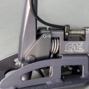 CAE Ultra Shifter BMW E8/9X "S" anodized GREY Alcantara yellow