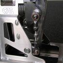 CAE Ultra Shifter "UNTERFLUR" VW Golf 4,5,6, Scirocco 3, Bora/Jetta 4,5, Beetle / 02M & 02J anod. BLACK POM white