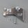CAE Shifter Audi A4 Typ B5/6 ALU unbesch. POM Schwarz Flacher Nocken mit M10 Gewinde