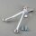 CAE Shifter Audi A4 Typ B5/6 ALU unbesch. POM Schwarz Flacher Nocken mit M10 Gewinde