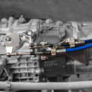 CAE Shifter Audi A4 Typ B5/6 anod. BLACK Alu blue FLAT with M10 Thread