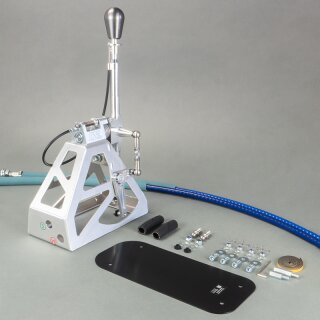 CAE Ultra Shifter "RACE" VW Golf 4,5,6 MQ500 ALU uncoat. POM white