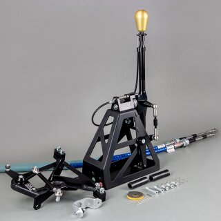CAE Shifter VW Golf & Jetta 1, Scirocco 1&2 020 anod. GREY-Alu red