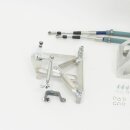 CAE Shifter VW Golf & Jetta 1, Scirocco 1&2 020 anod. GREY-Alu red