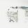 CAE Shifter VW Golf & Jetta 1, Scirocco 1&2 020 anod. GREY-Alu red