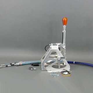 CAE Ultra Shifter VW Golf 3 mit 02M Getriebe kpl. Kit mit Schaltseilen ELOX GRAU Alu Grau